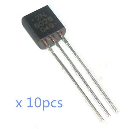 Puuli 10 pcs 2N6028 2N6028G TO-92 TO-226AA Programmable Unijunction Transistor