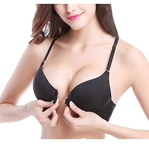 Women's Push-up Bra Underwired Padded Bra Everyday Use Front Open Bra