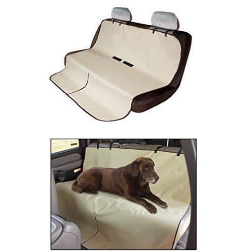 divinezone Car Waterproof Polyester Cover for Back Seat Protection for Dog/Cat (Multicolour, 144 x 144 cm)
