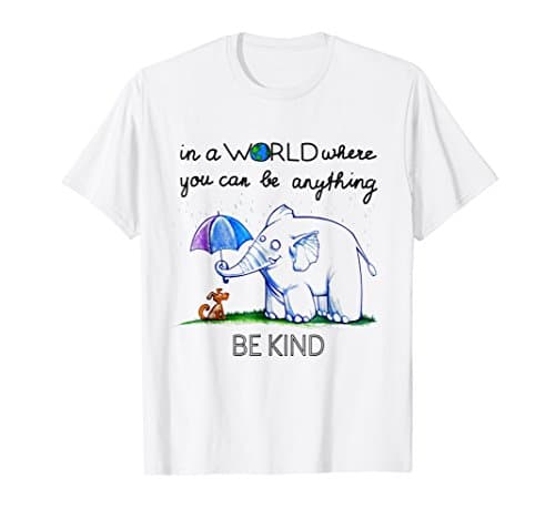 In a world where you can be anything- be kind lovely t shirt