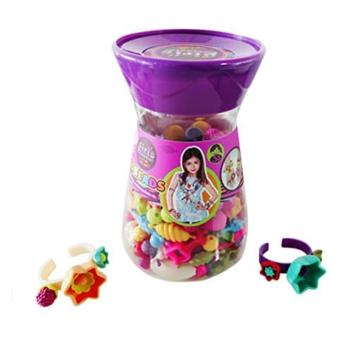 Childmate Pop Beads Snap Lock Beads Creative Jewelry Making Kit for Necklace Ring Bracelet for 4 Year Above Girls 240 Pieces