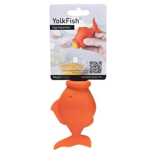 YolkFish Yolk Fish Peleg Design Egg Separator Squeeze Fish Lips Release Swallow