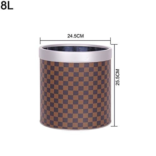Trash can stainless steel trash cans without lid kitchen,restroom , living room trash can-B