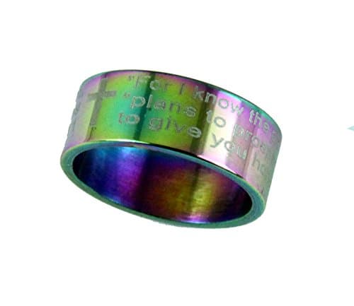 S51 Jeremiah 29:11 Ring I Know The Plans I Have for You Scripture Jer. 29