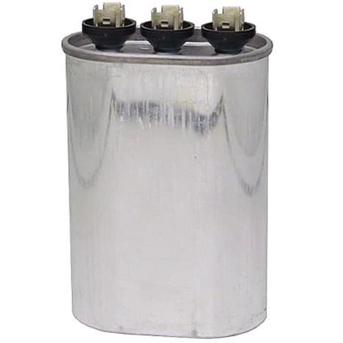CD60+7.5x370 - Supco OEM Replacement Oval Dual Run Capacitor 60 + 7.5 MFD 370 440 Volt