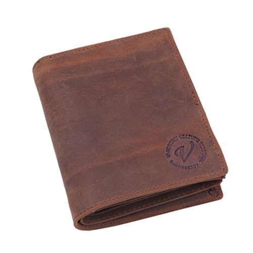 Tootu Men Leather Wallets Multi Functional Leather Coin Purse Card Wallet (A)