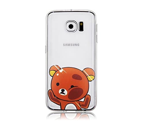 Rilakumma Galaxy S6 Case, Popjoy - Light, flexibile, clear TPU case w/ premium designs