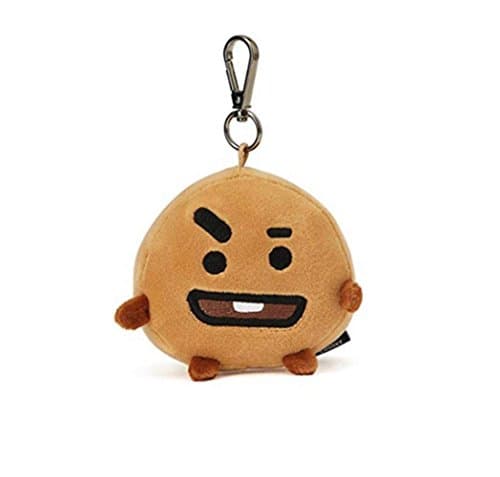 BT21 Cartoon Keychain,Bulletproof Junior Group Plush Doll Keyring Soft Toys