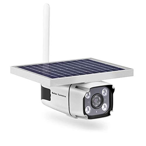 Outdoor Solar Security Camera, 3G/4G SIM Card GSM Network Supported 2.0 MP 1080P IP Camera with Two-Way Audio, Motion Detection, Activity Alert, Weatherproof - Ios, Android App