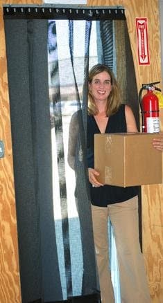 Clearway Door, Pest Shield With 50% Overlap, Ps-88-50, Width X Height (Ft): 8 X 8, Overlap: 50%, Ib-50(Clearway)