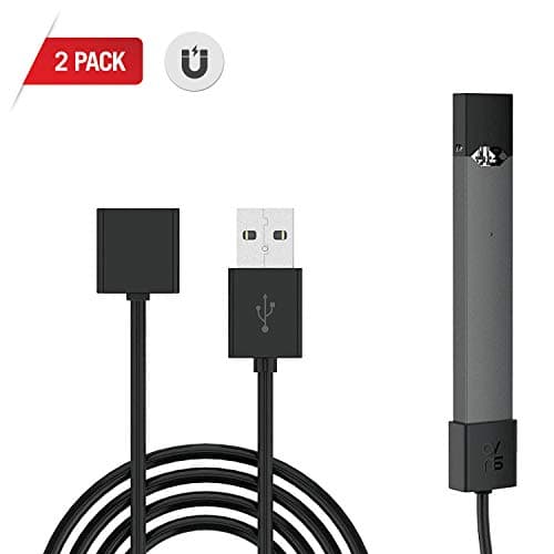Magnetic Charger USB Cable - 2.6 Ft Cord (2 Pack)