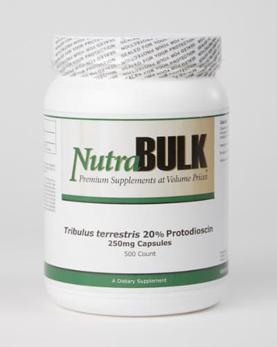 Tribulus Terrestris 250mg Capsules - 20% protodioscin - 500 Count