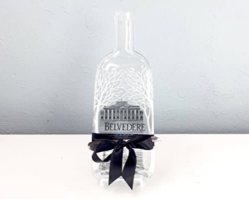 Premium Vodka Melted Bottle Cheese Tray with Cheese Spreader, Unique Gift For Him