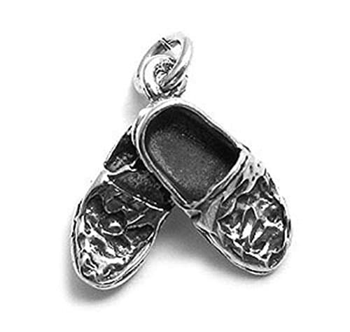 Sandra Creative Design Silver-tone Large Shag Shoes Charm