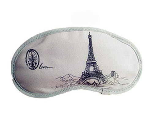 Sleep Eye Mask Adjustable Elastic Breathable Cotton Hot&amp;cold with a Ice Bag (light grey)