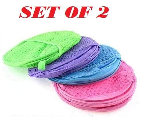 Fashion Hub Multipurpose Square Shape Foldable Open Laundry Bag Basket With Carry Handle Bag