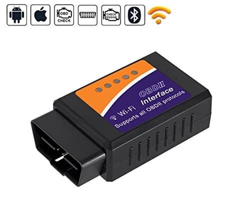 Car WIFI &amp; Bluetooth OBD 2, Bernard Bertha Wireless OBDII Car Code Reader Scanner Tool, Vehicle Fault Code Reader, Scanner Adapter Check Engine Light Diagnostic Tool for IOS, Android &amp; Windows