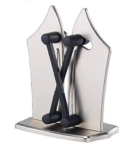 Kitchen Knife Sharpening System with Adjustable Knife Sharpening for Serrated, Straight Blades | Tungsten Knife Sharpener Sharpens and Polishes Kitchen, Japanese, Chef Knives