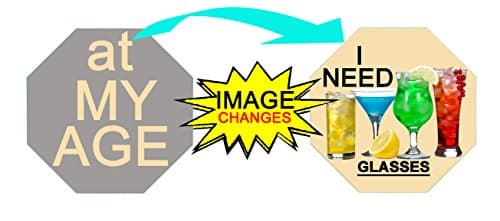 Flasher Series 14C Flasher Flashies Fun &amp; Humor SignPOSTS stick on Plastic Emoticon Flashers