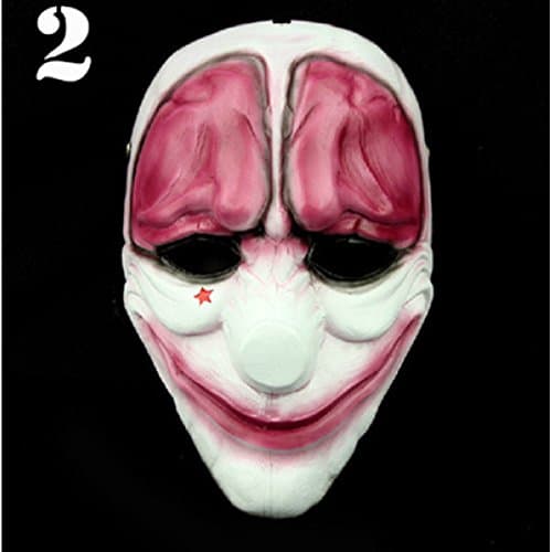 WFENGT 1 pc Game PAYDAY2 Dallas/Wolf/Chains/Houston Mask PVC the latest Payday2 theme Special mask Party trendy decoration creative mask