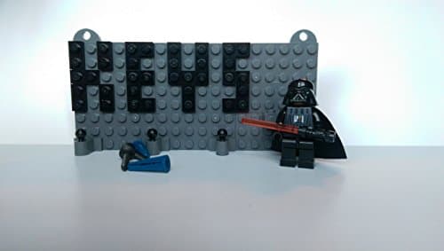 Key Organizer - Built using LEGO Bricks and featuring a Star Wars Figure (Darth Vader)