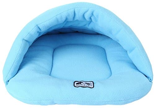 DORA BRIDAL Pet Cat Puppy Sleeping Bag Warm Soft Solid Dog Bed Cuddler House Hole Cave Igloo Nest Cozy Bed for Pets