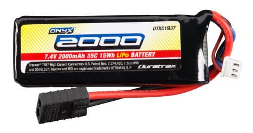 Duratrax Lipo Onyx 7.4V 2000 35C TRX Battery