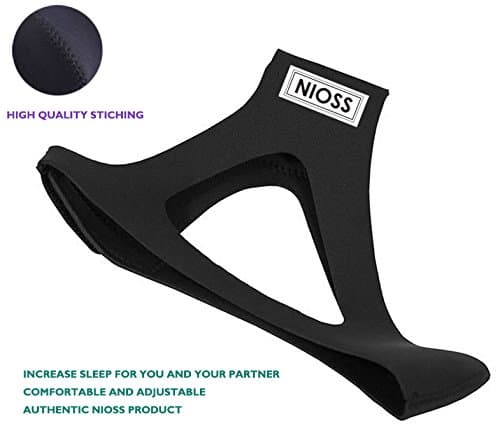 Premium Adjustable Stop Snoring Chin Strap - Naturally Stop Snoring and Increase Sleep. Soft Comfortable Chin Strap Device for Snore Relief