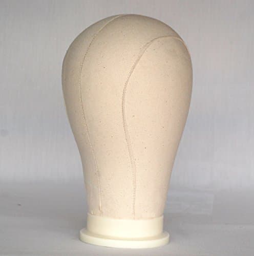 " Limited Time Offer " Canvas Block Head (23.5 " Circumference) Canvas Block Head 7 Size available (21"- 24") Mannequin Head Wig Display With Mount Hole (23.5")