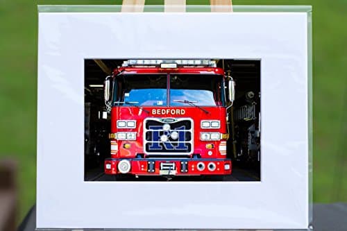 Rescue 1 BFD, White Matted 5"x7" in Photograph