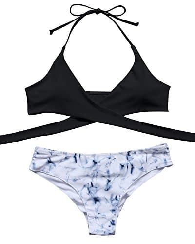 MOOSKINI Womens Padded Push-up Bikini Set Bathing Suits Two Pieces Swimsuit