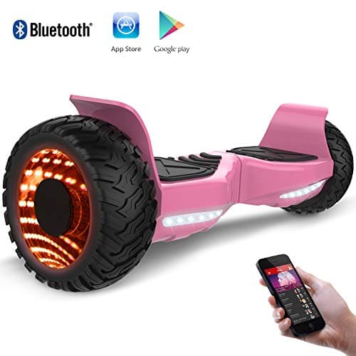 RCB Hover Scooter board 8.5inch SUV Hover Balance Board Two Wheels Self Balance Electric Scooter Off road All Terrain Tire,Classic Swegway,Electric Scooter with Bluetooth，LED Light Chrimas gift