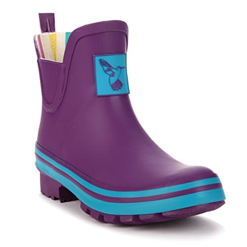 Ankle Wellies (9 B(M) US / UK7/EU40, Purple)