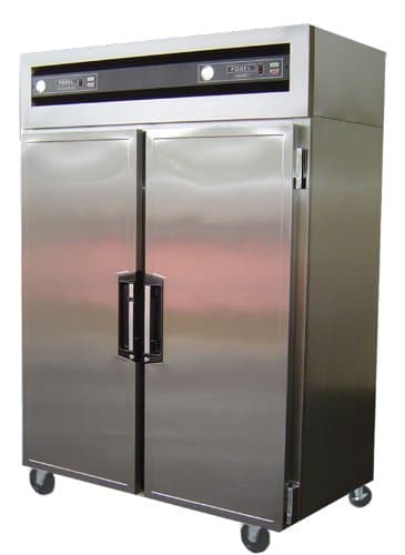 Reach in Dual Temperature Refridgeration, 2 Doors and 6 Shelves, 22 Cubic Feet Refridgeration and 22 Cubic Feet Freezer