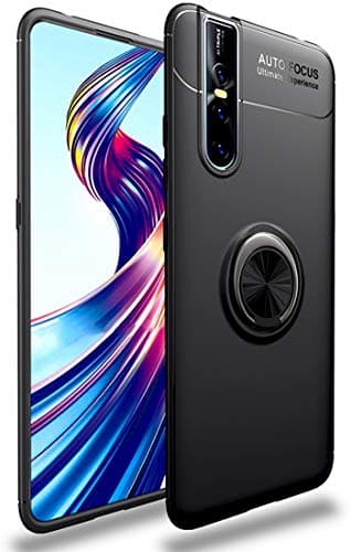 Nextagram Shockproof Ring Stand Back Cover Case for Vivo V15 Pro