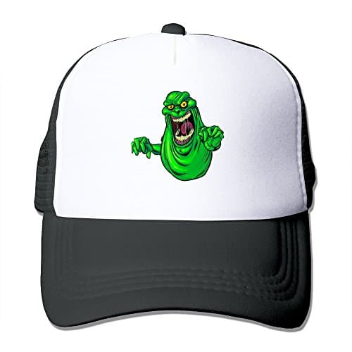 Custom Ghostbusters Slimer Baseball Leisure Caps Hat Adjustable 100% Nylon Unisex Black By JE9WZ