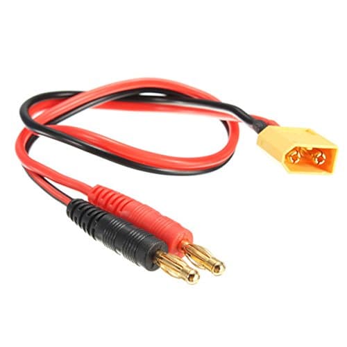Oishi Tech Xt60 Charging Cable with 4.0mm Banana Plugs for DJI Phantom Battery XT60 to Banana connector