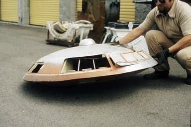 Lost In Space Jupiter 2 Spaceship Model 12x18 Canvas