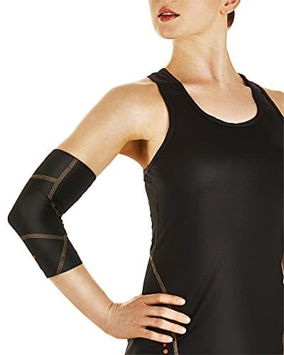Tommie Copper Women's Performance Boost Elbow Sleeve, Black, Medium
