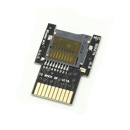 SD2VITA Micro SD Memory Card Adapter, Professional PSVSD Card Converter Transfer MicroSD / TF Card to PSVITA Game Card Up to 128GB for PS VITA PSV1000 / PSV2000 HENkaku 3.60 (Black)