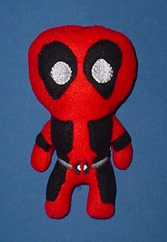 Stuffed super hero figure, toy, doll, plush deadpool