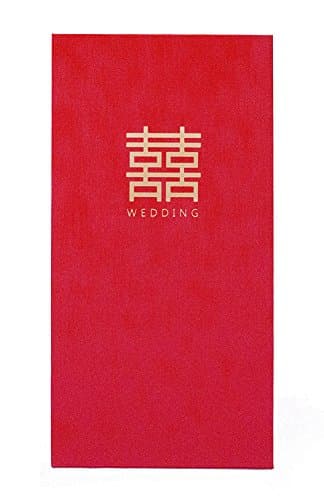 Wedding Chinese Red Envelopes (9CM x 17.5CM)