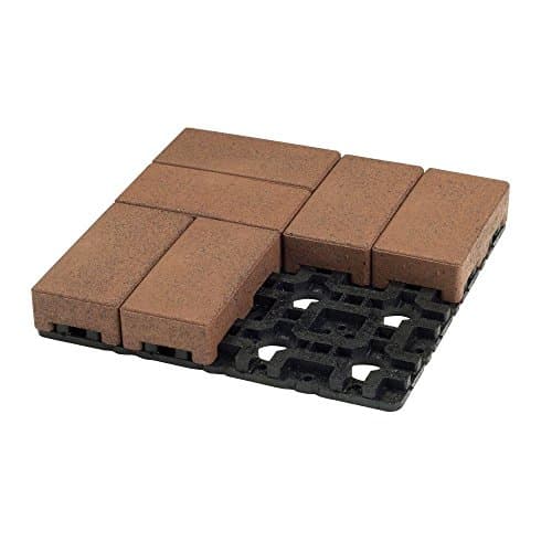 4 in. x 8 in. Boardwalk Composite Standard Paver Grid System (8 Pavers and 1 Grid)