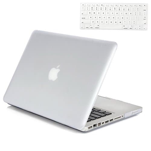 Gosin® 2 in 1 Plastic Hard Case Cover &amp; Keyboard Cover for Apple Macbook Pro 15'', Smooth Matte Finish (White)