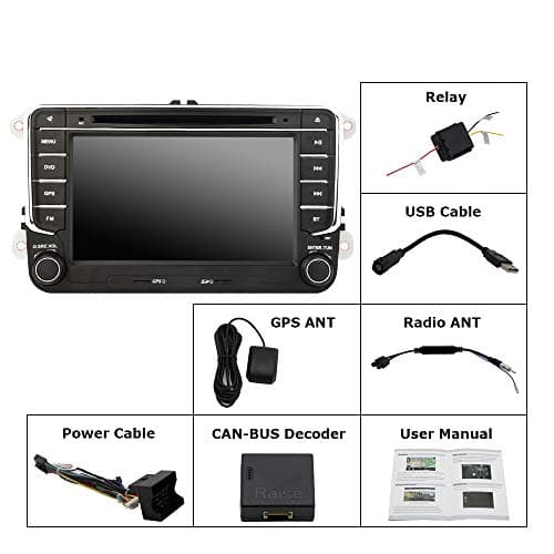 ChengShun 2 Din Android 8.1 Car Multimedia Player Car Audio Radio System - for Passat, POLO, GOLF, Jetta with CAN-BUS