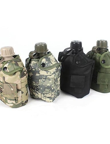 HWB/ 1 L Hydration Pack & Water Bladder Camping & Hiking / Outdoor Multifunctional (Water Bottle +Lunch Box) Random Color