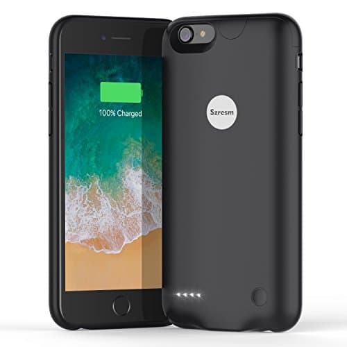 iPhone 8 / 7 Battery Case, Szresm Ultra Slim Portable Charging Case for iPhone 8 / 7(4.7 inch) with 2800mAh Capacity/External Juice Pack Charger Case