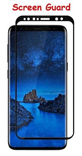 Kaira 0.3mm Premium Anti Explosion Screen Guard, 9H Hardness Ultra Clear, Anti-Scratch, Bubble Free, Anti-Fingerprints & Oil Stains Coating for Samsung Galaxy S9+/Plus (Black)
