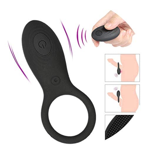 Avory Wireless Remote Control Vi-bredors for Couple Ring for 10 Speed Vi-bredors for Men Chastity Toys for Couple,with Remote