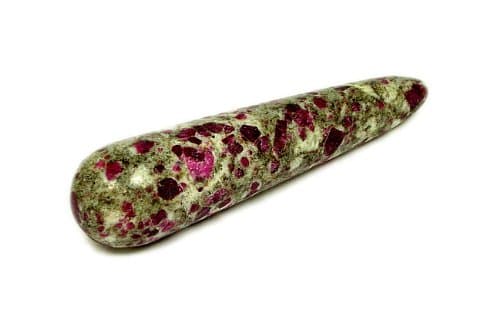 Ruby in Matrix Crystal Massage Wand / Healing Wand Reiki Charged